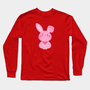 Pink Rabbit Long Sleeve T-Shirt